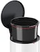 Hailo Harmony M Pedal Bin 12 Liters, Kitchen Bin with Lid, Soft-Close Trash Can for Food Waste, Office or Bathroom Use, Compact Waste Bin, Silver, Made in Germany &ndash; HLO-0515-020