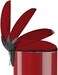 Hailo Design S Pedal Bin, 4 Liters, Compact Waste Bin with Lid, Foot Pedal Dustbin for Kitchen, Bathroom, Bedroom, Office, Red, Made in Germany - HLO-0704-059