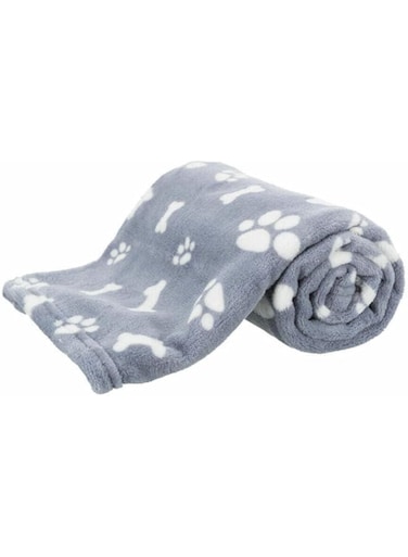 Trixie Kenny Plush Blanket for Dogs - BLUE/MEDIUM