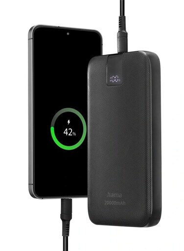 HAMA 201719 Power Pack "PD 20" Powerbank, 20000mAh