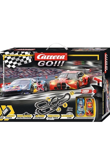 Carrera Digital 143 High Speed Race Track Set 6.3m Track with Turbo Boost &amp; Lap Counter
