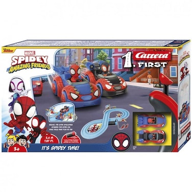 Carrera FIRST Marvel Spidey And His Amazing Friends Spidey Web Spinners Racing Set