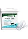 Vet's Best Dental Care Finger Wipes - Reduces Plaque &amp; Freshens Breath - Teeth Cleaning Finger Wipes for Dogs &amp; Cats - 50 Count