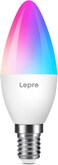 Lepro AI Smart Bulb E14, Music Sync WiFi Bulb, Voice Control Screw Blub, Color Changing Light Bulbs, Work with Alexa &amp; Google Assistant, Personalized AI Lighting Designer, 1 Pack