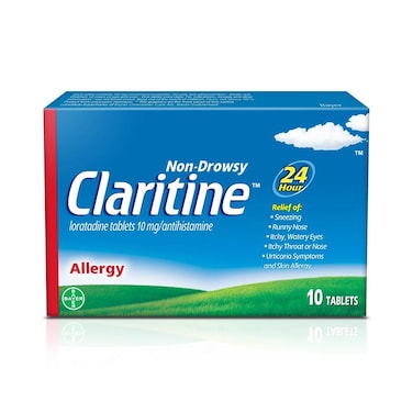 أقراص كلاريتين 10 ملغ لعلاج الحساسية 10 أقراص