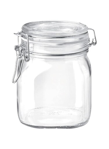 Bormioli Rocco Storage Jar, Clear, 0.075 L, 292074
