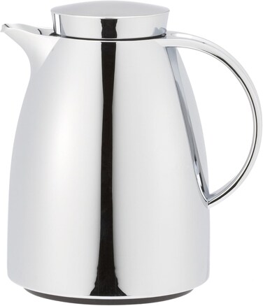 Emsa AUBERGE Thermos Can 0.35L Chrome – Vacuum Flask, 100% Leak-Proof, Made in Germany