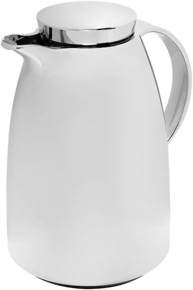Auberge 1.5L Vacuum Flask – Chrome, Leak-Proof Insulated Jug for Hot & Cold Drinks, Germany