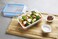Clip & Close Rectangular Food Storage Container with Lid 0.8L – Clear, Airtight & Leakproof
