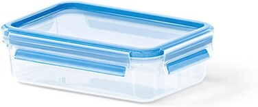 Clip & Close Rectangular Food Storage Container with Lid 0.8L – Clear, Airtight & Leakproof