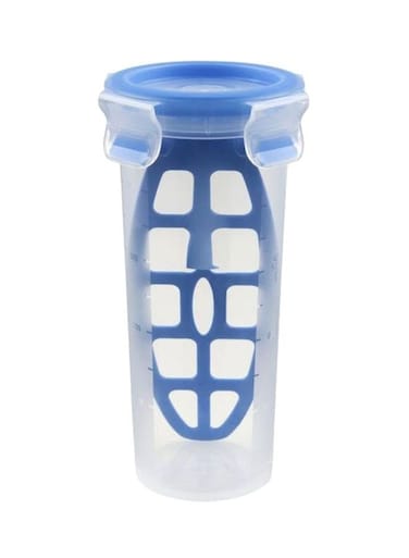 Mixing Jar Clear/Blue – Durable Measuring & Mixing Container