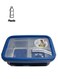 Rectangular Storage Container &ndash; Clear/Blue