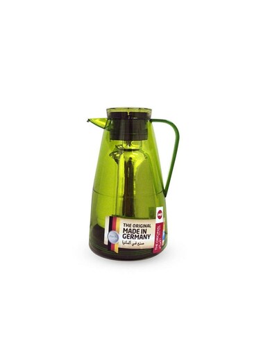 Emsa Salsa Flask Quick Press &ndash; Green, 1.5L Capacity, Convenient Pouring