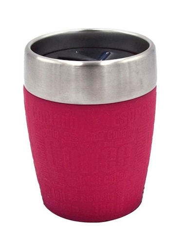 Stainless Steel Travel Cup &ndash; Red, Silver, Black &ndash; Durable &amp; Portable Design