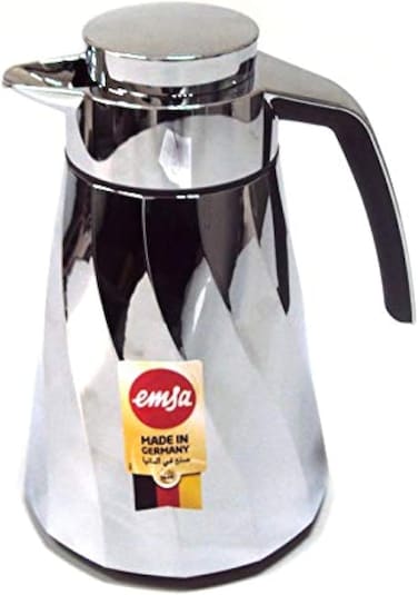 EMSA Cone Swirl Flask Chrome &ndash; 1L Thermal Flask