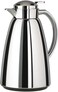 Emsa Campo Vacuum Flask 1L &ndash; Leak-Proof, Quick Tip, 12h Hot &amp; 24h Cold, Chrome Stainless Steel