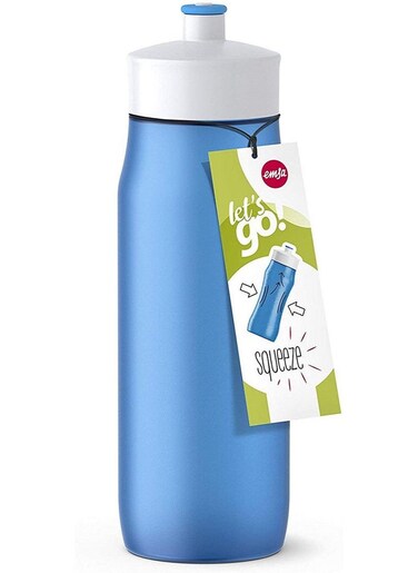 Squeeze Sports Drinking Bottle – Blue, 0.6 L