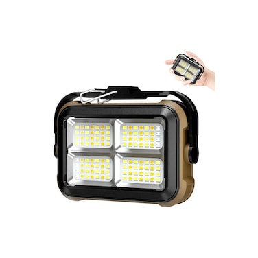 Solar LED Work Light &ndash; Magnetic &amp; Hook Design for Camping, Outdoor, and Work, 3600 mAh Battery