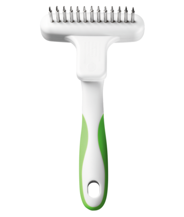 Andis Flexible Rake Comb - White / Lime Green