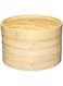 Li Ying Handmade Bamboo 2 Tier Steamer with Lid, 10in