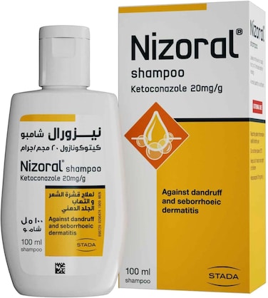 Nizoral Ketoconazole Anti-Dandruff Treatment Shampoo, 100ml, Effective Dandruff Treatment, Works From The First Wash, Clinically Proven Ketoconazole Shampoo To Relieve Itchy Scalp