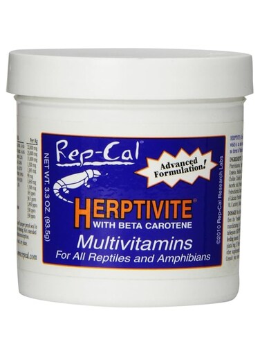 Rep-Cal Herptivite Multivitamin for Reptiles and Amphibians (3.3oz) Blue Bottle