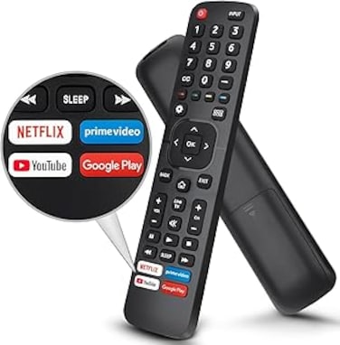 Universal Remote Control for Hisense Sharp Smart TV Replacement Remote for all LED LCD Smart TVs ERF2G60H EN2A27 EN2BK27S