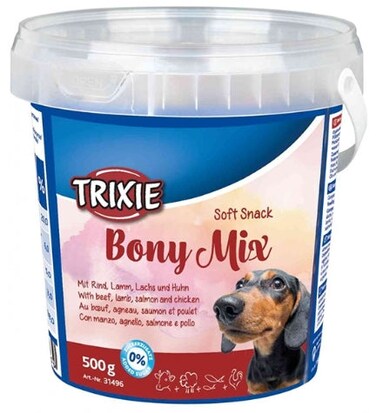 Trixie Soft Snack Bony Mix Dog Treats 500G
