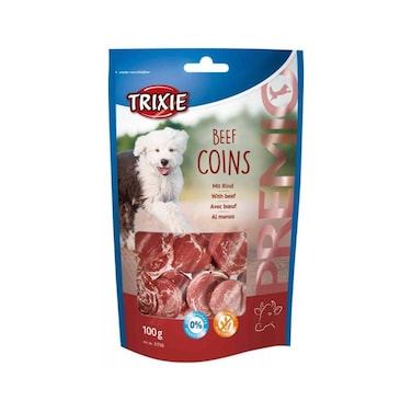 Trixie Premio Beef Coins Dog Treats 100g