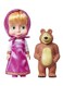 Bear Musical Toy Sasa And Bear Set For Girls - Singing Doll With Pink Headscarf &amp; Cozy Outfit, Cute Masha Style Cartoon Character With Brown Bear Figure, Interactive Storytelling Playset