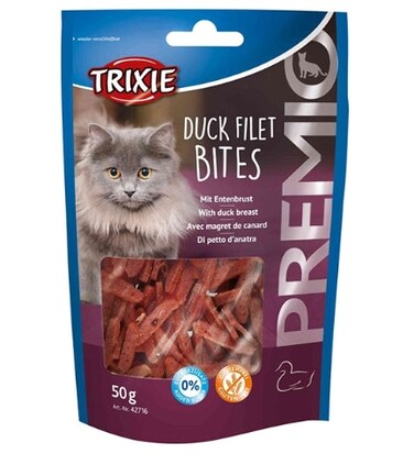 Trixie Premio Duck Filet Bites Cat Treats 50G

