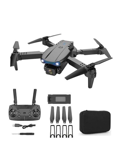E99 PRO Foldable Drone with 4K HD Dual Camera &amp; Obstacle Avoidance &ndash; RC Quadcopter for Adults &amp; Beginners   FPV WiFi Live Video, Altitude Hold &amp; Headless Mode   Mini Travel Drone with Carrying Case &amp; 2 Batteries   Tech Gift for Kids &amp; Adults