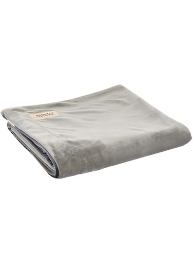 Friends Forever Durable Dog Blanket for Couch Protection, Two Tone Reversible Pet Hair Resistant Blanket for Dogs Cats Bed Kennel Crate Car Seat - Soft Velvet, Warm Fleece, Bailey 53" x 42