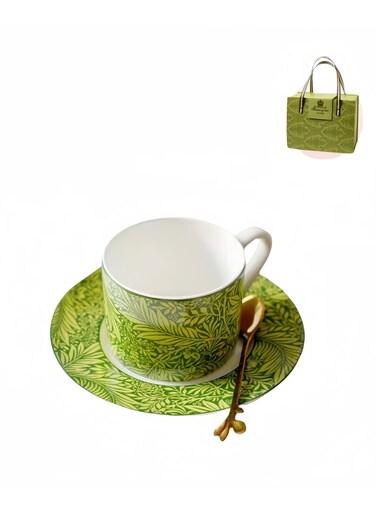 Coffee Cup Holder Gift Box Set Green 6cm*8cm