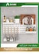 Pegboard Combination Kit, 2 Pegboards and 10 Accessories Modular Hanging for Wall Organizer, Crafts Organization, Ornaments Display, Nursery Storage, White Peg Board