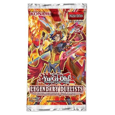 Konami Yu-Gi-Oh TCG: Legendary Duelists - Soulburning Volcano Single Pack (1 Random Piece)