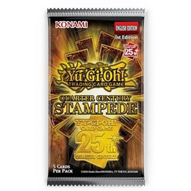 Konami Yu-Gi-Oh TCG: Quarter Century Stampede Booster (1 Random Piece)