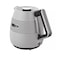 Grundig Kettle - 3000W, 1.7L Capacity, 360 degree Rotating Base, cordless, Retro Inspire design with chrome body work &amp; Creme Color, Removeable Lid and easy pour spout, 3 Pin Plug - WK7850C