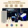 JYX Mini Karaoke Machine for Kids and Adults, Portable Bluetooth 5.3 Karaoke Speaker with 1 Wireless Microphones, Popular Birthday Gifts for Girls Boys Age 3-12+, Singing Machine with Party Lights