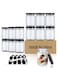 12 Pack 8oz Glass Jars with Airtight Lids &acirc;&euro;&ldquo; Small Empty Jars for Candle Making, Spices, Honey, Jam, Candy, Cookies, Pudding, Yogurt, Dessert &acirc;&euro;&ldquo; Reusable Storage Containers for Kitchen