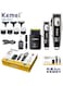 KEMEI Hair Clipper, Trimmer &amp; Shaver for Men &ndash; Cordless Grooming Kit, High-Speed Motor (Up to 7500 RPM), USB Rechargeable, Long Battery Life Black
