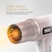 Wahl Vanquish Rose Gold Hair Dryer, Lightweight, LED Display, Quiet, Professional, 3 Attachments, Powerful, Cool Drying, 3 Speed-Settings, Auto-Clean, Even Drying, Quick Dry