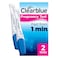 مجموعة اختبارات الحمل السريعة Clear Blue Plus، عبوة من قطعتين