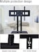 DGTECH Universal LCD TV Stand, Mobile TV Base &acirc;&euro;&ldquo; Fits 32-65 Inch TVs, 50kg Load Capacity, VESA 600x400mm Compatible