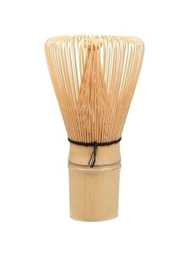 Art Bamboo Tea Powder Whisk Beige 10x5.5x2.5cm