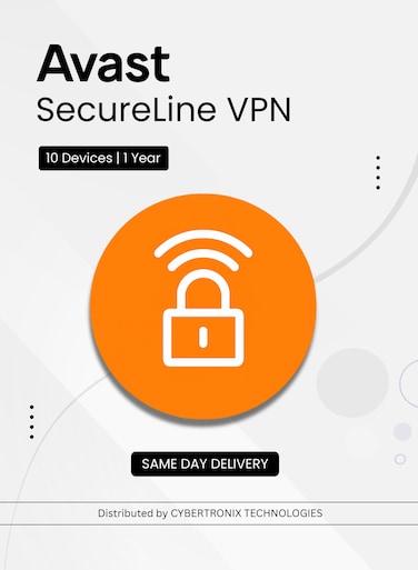 Avast SecureLine VPN   10 Devices for 1 Year   Digital License   SAME DAY DELIVERY