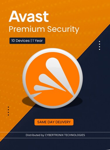 Avast Premium Security   10 Devices for 1 Year   Digital License   SAME DAY DELIVERY