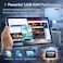 Telzeal P202 Tablet &ndash; Blue (12GB RAM, 512GB ROM), 11&rdquo; HD Display, 10000mAh Battery, 20MP Rear Camera, Dual SIM, Android 15, Keyboard &amp; Mouse Included