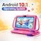 Telzeal P600 Kids Tablet Pink &ndash; 7 Inch HD Display, 6GB RAM 128GB Storage, Android 10.1 OS, Dual SIM, 3000mAh Battery, WiFi, Front &amp; Rear Camera, Protective Kids Case