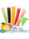 100-Pack BPA-Free Ice Pop Mold Bags with Funnel &amp; Zip Seals for Healthy Snacks, Yogurt Sticks, Smoothies, and Ice Can